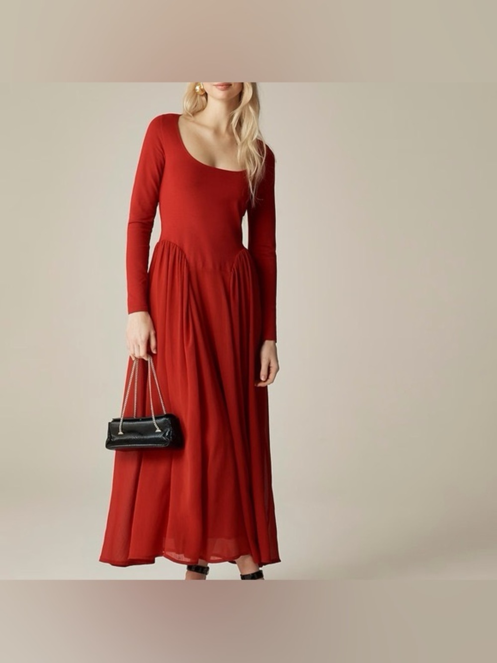 JCrew Ballet Dress - Red